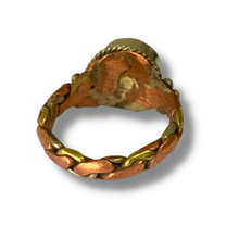 Load image into Gallery viewer, Tibetan OM Syllable Braided Ring
