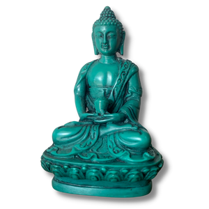Amitabha Buddha - Green 9.5cm