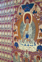 Load image into Gallery viewer, Shakyamuni Buddha &amp; Ten Thousand Bodhisattvas Thangka
