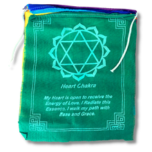 Load image into Gallery viewer, Chakra Healing Prayer Flags - English