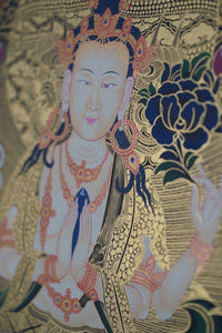 Chenrezig or Avalokiteshvara Thangka