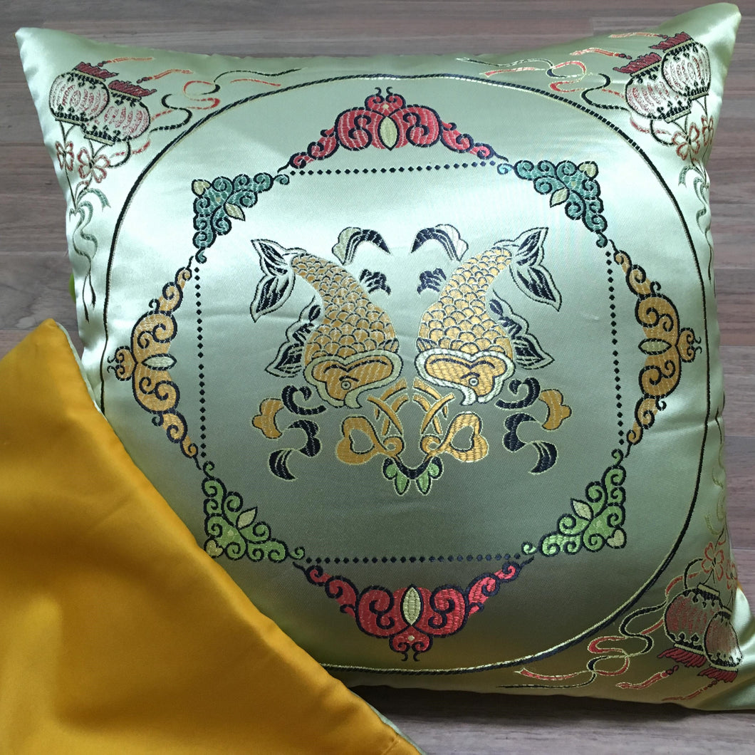 Cushion cover golden fish front