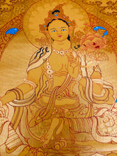 Load image into Gallery viewer, Green Tara - Golden Coloured