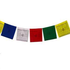Green Tara Prayer Flags -English