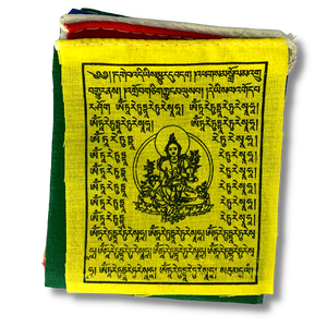 Green Tara Prayer Flags - Small