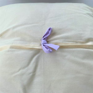 cover cushion cotton endless knot design tie