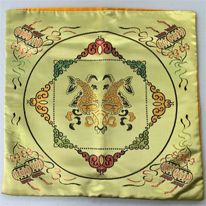 Cushion cover golden fish top
