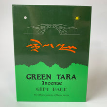 Load image into Gallery viewer, Incense Tibetan Green Tara gift pack back