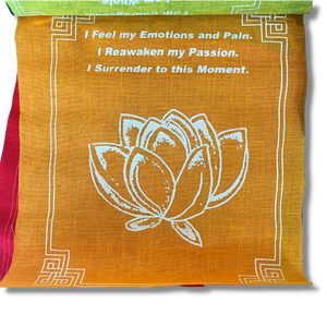 Lotus Healing Prayer Flags - English