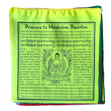 Load image into Gallery viewer, Medicine Buddha Prayer Flags -English
