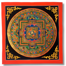 Load image into Gallery viewer, OM Syllable Mandala Thangka