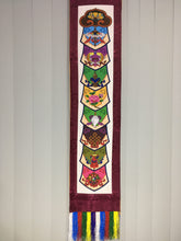 Load image into Gallery viewer, Plum Brocade Eight Auspicious Symbol Wall Hanging scale