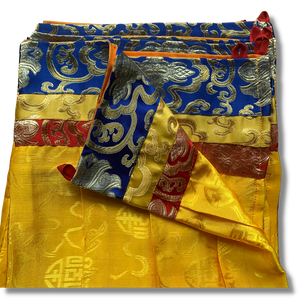 Shambu Ruffled Banner - 1 m - Yellow