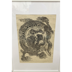 Dragon Print Poster on Lotka Paper