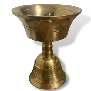 Brass Offering Butter Lamp- Large