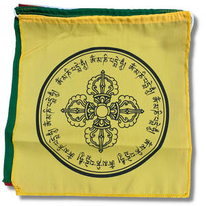 Double Vajra Prayer Flags - Extra Large