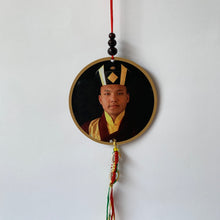 Load image into Gallery viewer, Hanger Karmapa Print Wood Hanger with Karmapa Mantra