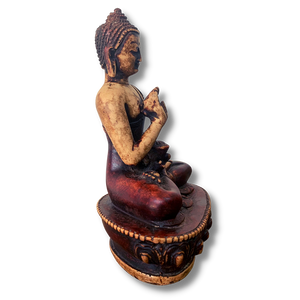 Blessing Buddha Statue - Antique Like
