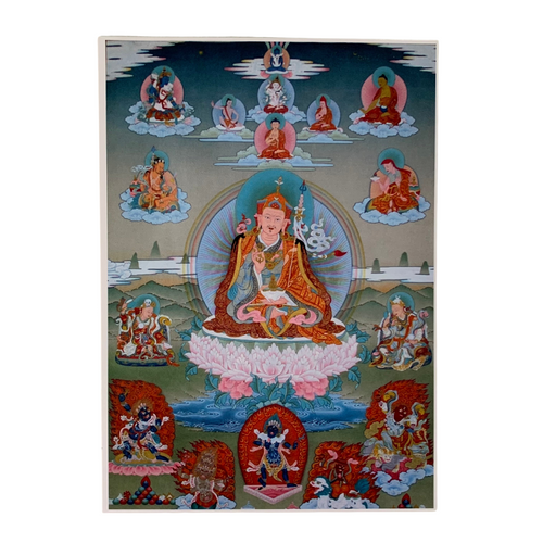 Guru Padmasambhava 8 Manifestations Deity Card
