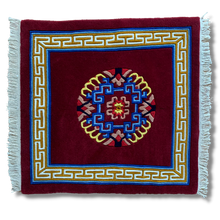 Load image into Gallery viewer, Premium Tibetan Carpet - Maroon