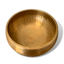 Load image into Gallery viewer, Golden Dotted Singing Bowl