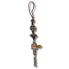 Load image into Gallery viewer, Hanger with Prayer Wheel and Double Vajra