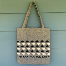 Load image into Gallery viewer, Tote Bag - Yak Yak Yak ~ Grey