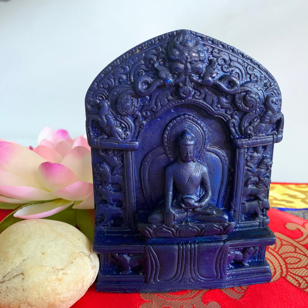 Enlightenment Buddha - Blue Resin