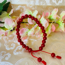 Load image into Gallery viewer, Red Coral 25 Bead Wrist Mala