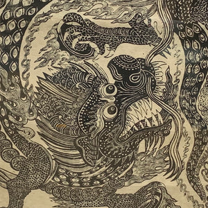 Dragon Print Poster on Lotka Paper