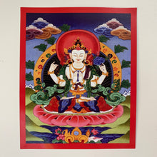 Load image into Gallery viewer, Tibetan Buddhist Deity Card - Chenrezig