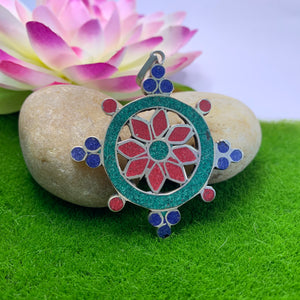 Flower Wheel Pendant