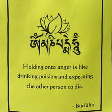 Load image into Gallery viewer, Buddha Quote Prayer Flags