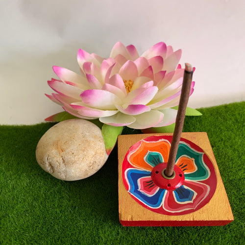 Lotus Incense Holder - Square