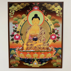 Tibetan Buddhist Deity Card - Buddha