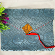 Load image into Gallery viewer, Brocade Book Bag - Steel Grey