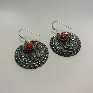 Tibetan Flower Earrings