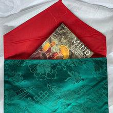 Load image into Gallery viewer, Brocade Book Bag - Green