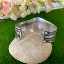 Load image into Gallery viewer, Lotus Cuff Bracelet