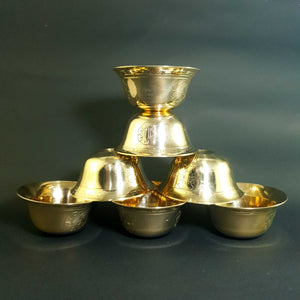 Engraved Offering Bowls - Set of 7