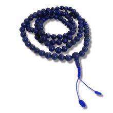 Load image into Gallery viewer, Faux Lapis Lazuli 108 Bead Mala - 8mm