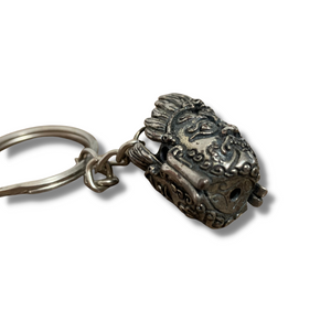 Mahakala Head Key Chain