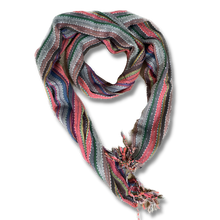 Load image into Gallery viewer, Multi-coloured Organic Cotton Scarf