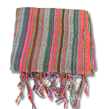 Load image into Gallery viewer, Multi-coloured Organic Cotton Scarf