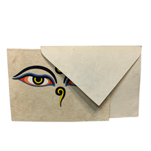 Load image into Gallery viewer, Buddha Wisdom Eyes Greeting Card