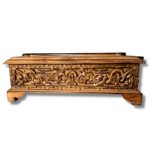 Load image into Gallery viewer, Powerful Dragon Incense Burner-Scorched Wood- Extra Large