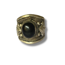 Load image into Gallery viewer, Tibetan Stone Cuff Ring