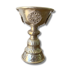 Load image into Gallery viewer, Offering Butter Lamp - White Metal - Medium